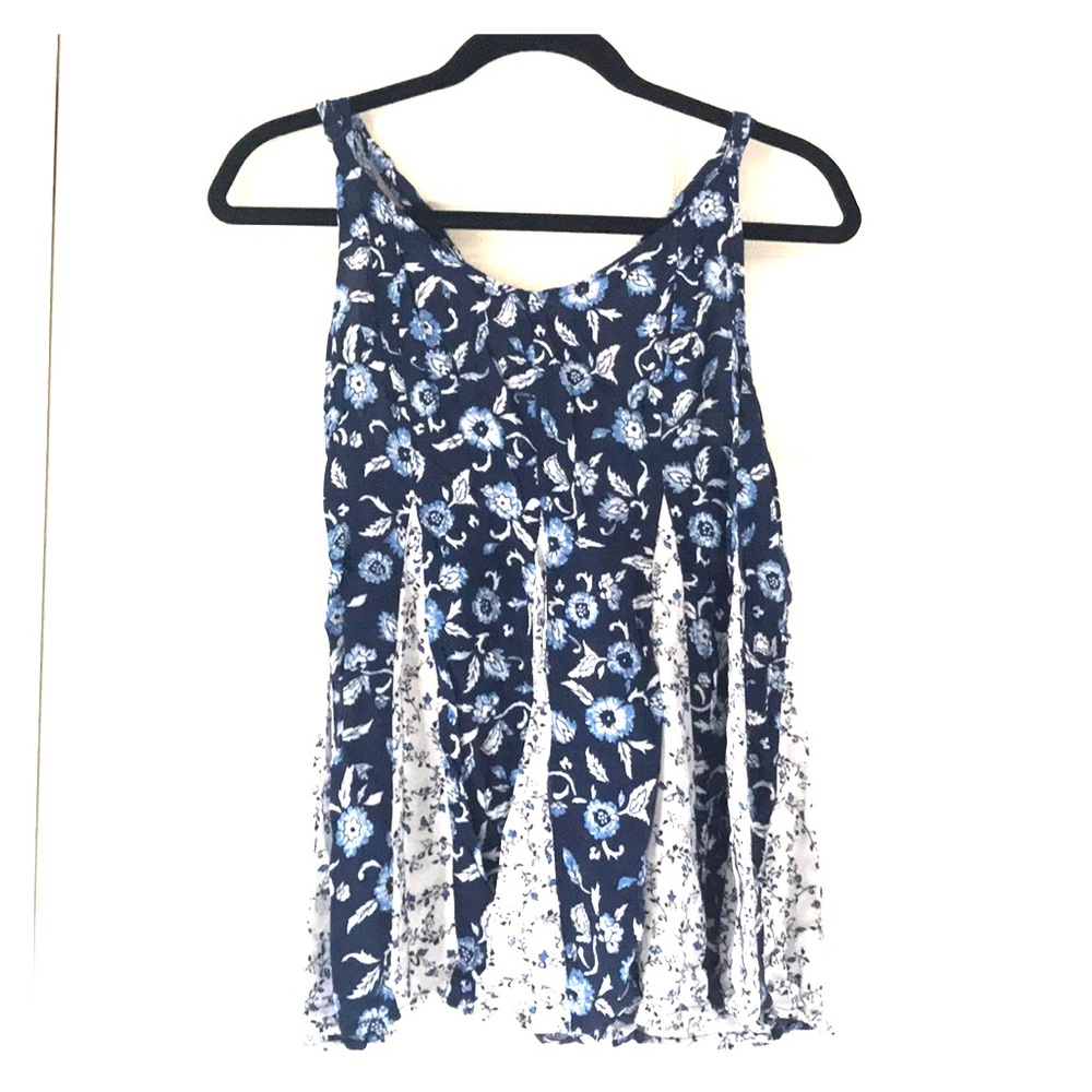 Multi-floral print Tank Top